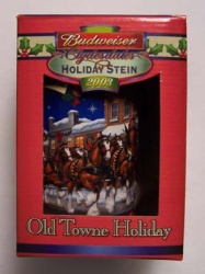 2003 Budweiser Holiday Beer Stein