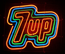 7UP Soda Neon Bar Light [object object] My Beer Sign Collection &#8211; Not for sale but can be bought&#8230; 7up