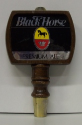 Black Horse Premium Ale Tap Handle