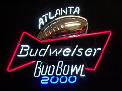 Budweiser Beer Bud Bowl Neon Sign