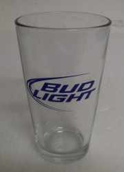 Bud Light Beer Pint Glass
