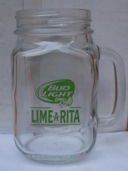 Bud Light Lime Beer Glass