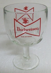 Budweiser Beer Goblet Glass