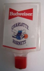 Budweiser Beer NBA Hornets Tap Handle