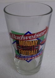 Budweiser Beer NFL Pint Glass