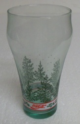 Coca Cola Christmas Glass