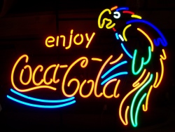 Coca Cola Parrot Neon Sign