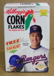 Kelloggs MLB Nolan Ryan Cereal Box