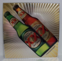 Dos Equis Beer Chromium Sign