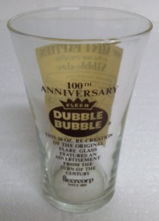 Double Bubble Fleer Anniversary Candy Glass