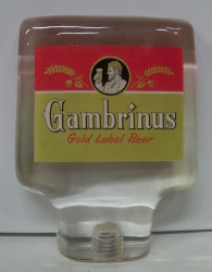 Gambrinus Beer Tap Handle