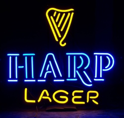 Harp Lager Neon Sign