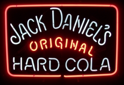 Jack Daniels Hard Cola Neon Sign [object object] My Beer Sign Collection &#8211; Not for sale but can be bought&#8230; jackdanielshardcola