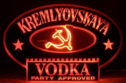 Kremlyovskaya Vodka Neon Sign [object object] My Beer Sign Collection &#8211; Not for sale but can be bought&#8230; kremlyovskayavodka
