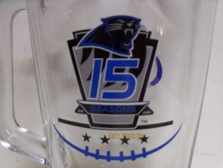 Lite Beer NFL Carolina Panthers Glass Pitcher