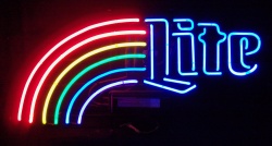 Lite Rainbow Neon Beer Bar Sign Light [object object] My Beer Sign Collection &#8211; Not for sale but can be bought&#8230; literainbow