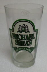 Michael Sheas Lager Glass