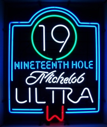 Michelob Ultra 19th Hole Neon Beer Bar Sign Light michelob ultra beer neon sign tube Michelob Ultra Beer Neon Sign Tube michelobultra19thhole