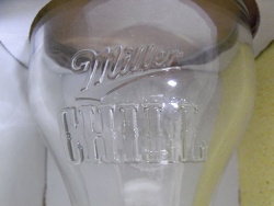 Miller Chill Beer Glass
