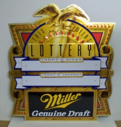 Miller Genuine Draft Beer Tin Sign