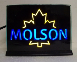 Molson Beer Electriglas Light