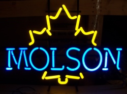 Molson Beer Neon Sign Tube