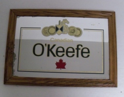 OKeefe Canadian Beer Mirror