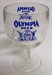 Olympia Beer Goblet Glass