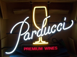 Parducci Premium Wines Neon Bar Sign Light [object object] My Beer Sign Collection – Not for sale but can be bought… parduccipremiumwines