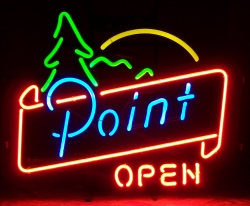 Point Beer Open Neon Sign [object object] My Beer Sign Collection &#8211; Not for sale but can be bought&#8230; pointopen