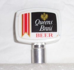 queens brau beer tap handle