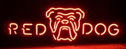 Red Dog Beer Neon Sign [object object] My Beer Sign Collection &#8211; Not for sale but can be bought&#8230; reddog