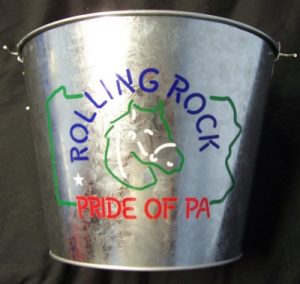 Rolling Rock Beer Bucket rolling rock beer bucket Rolling Rock Beer Bucket rollingrockprideofpabucketfront 300x284