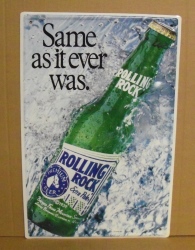 Rolling Rock Beer Tin Sign