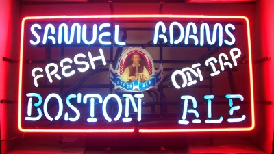 Samuel Adams Boston Ale Neon Sign