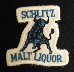 Schlitz Malt Liquor Bull Uniform Patch