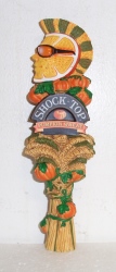 Shock Top Pumpkin Wheat Beer Tap Handle