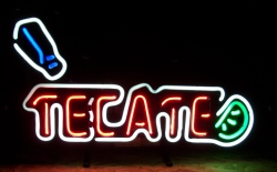 Tecate Beer Salt Lime Neon Sign [object object] My Beer Sign Collection &#8211; Not for sale but can be bought&#8230; tecatesaltlime