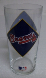 Texaco MLB Atlanta Braves Pint Glass