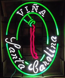 Vina Santa Carolina Wine Neon Sign [object object] My Beer Sign Collection &#8211; Not for sale but can be bought&#8230; vinasantacarolina