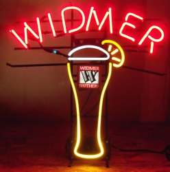 Widmer Brothers Beer Neon Sign [object object] My Beer Sign Collection &#8211; Not for sale but can be bought&#8230; widmerbrothersglass