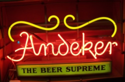 Andeker Beer Neon Sign [object object] My Beer Sign Collection &#8211; Not for sale but can be bought&#8230; andekerthebeersupreme1973