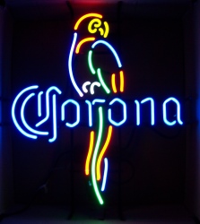 Corona Beer Parrot Neon Sign [object object] My Beer Sign Collection &#8211; Not for sale but can be bought&#8230; coronaparrot 1