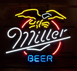 miller beer neon sign tube Miller Beer Neon Sign Tube millerbeereaglenos