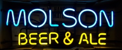 Molson Beer Ale Neon Sign