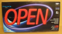 Open Business LED Sign