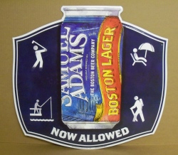 Samuel Adams Boston Lager Tin Sign