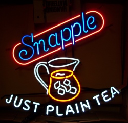 Snapple Tea Neon Sign
