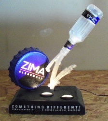 Zima Malt Beer Lighted Display [object object] My Beer Sign Collection &#8211; Not for sale but can be bought&#8230; zimadisplay