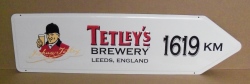 Tetleys Brewery Tin Sign